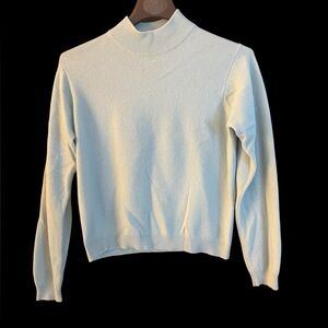 Talbots Women's Soft Cashmere Sage green Sweater Size S petite